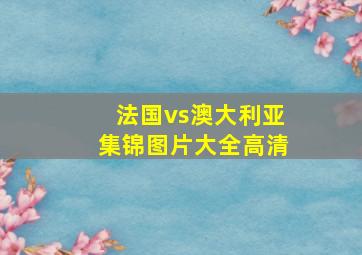 法国vs澳大利亚集锦图片大全高清