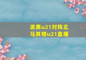 波黑u21对阵北马其顿u21直播