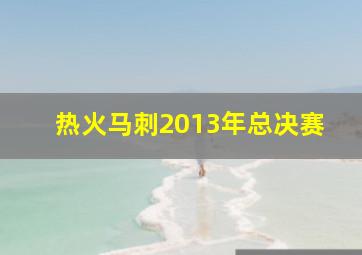 热火马刺2013年总决赛