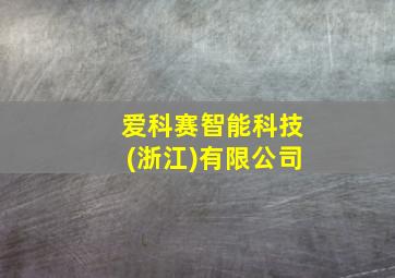 爱科赛智能科技(浙江)有限公司