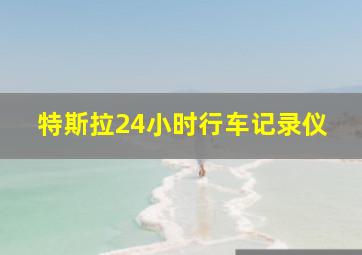 特斯拉24小时行车记录仪