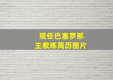 现任巴塞罗那主教练简历图片