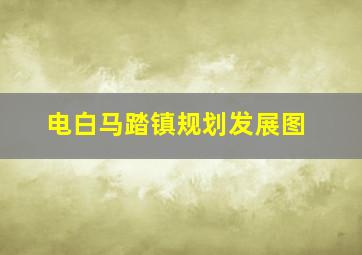 电白马踏镇规划发展图