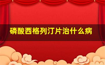 磷酸西格列汀片治什么病