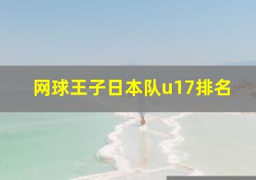 网球王子日本队u17排名