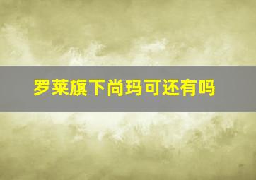 罗莱旗下尚玛可还有吗