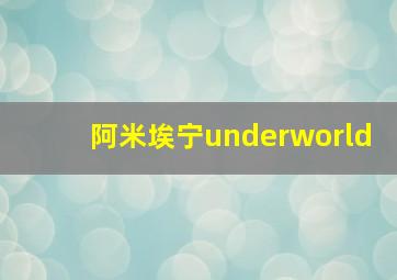 阿米埃宁underworld