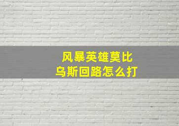 风暴英雄莫比乌斯回路怎么打