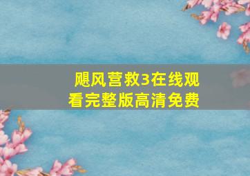 飓风营救3在线观看完整版高清免费