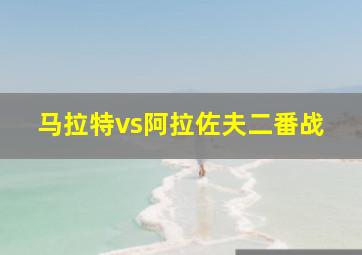 马拉特vs阿拉佐夫二番战