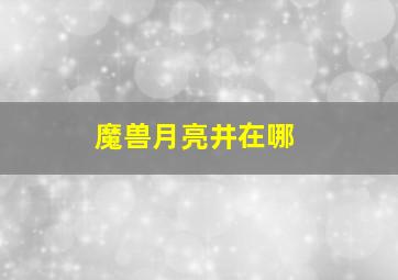 魔兽月亮井在哪